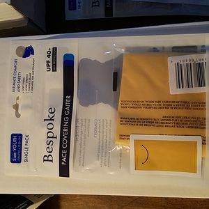 🆕️ Bespoke face covering gaiter "Yellow" Youth